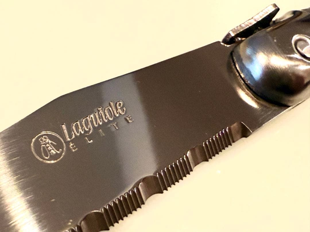 uji　Laguiiole eliteカトラリーセット24本シルバー刻印入