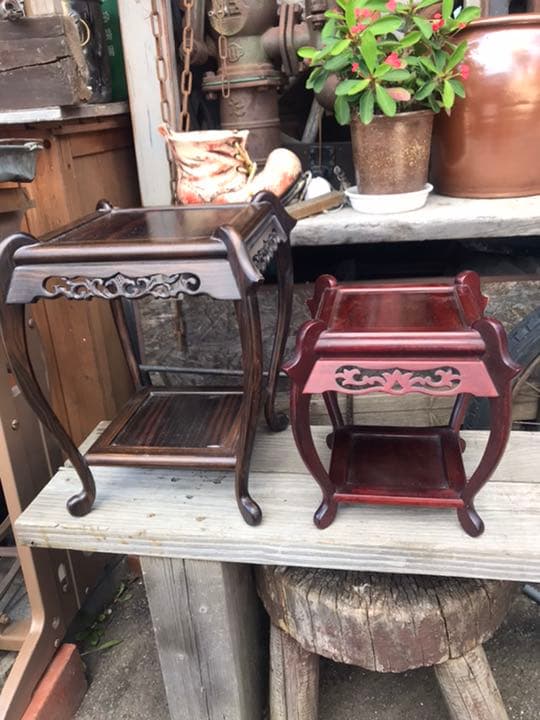 盆栽展示台、茶道、華道、花台、盆栽台、飾り台、香炉台、置き台、インテリア台