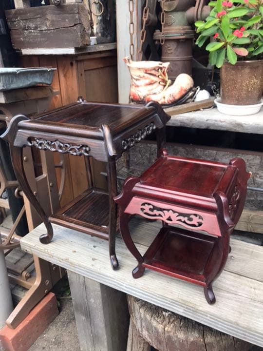 盆栽展示台、茶道、華道、花台、盆栽台、飾り台、香炉台、置き台、インテリア台