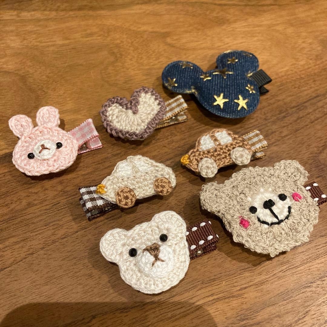 だらつけ様ご確認用☆ベビーヘアクリップ