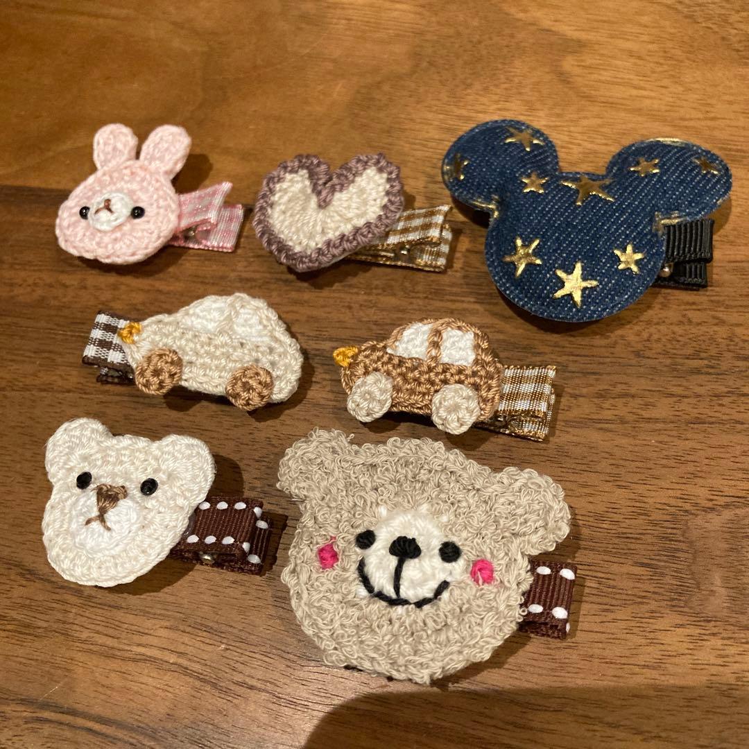 だらつけ様ご確認用☆ベビーヘアクリップ