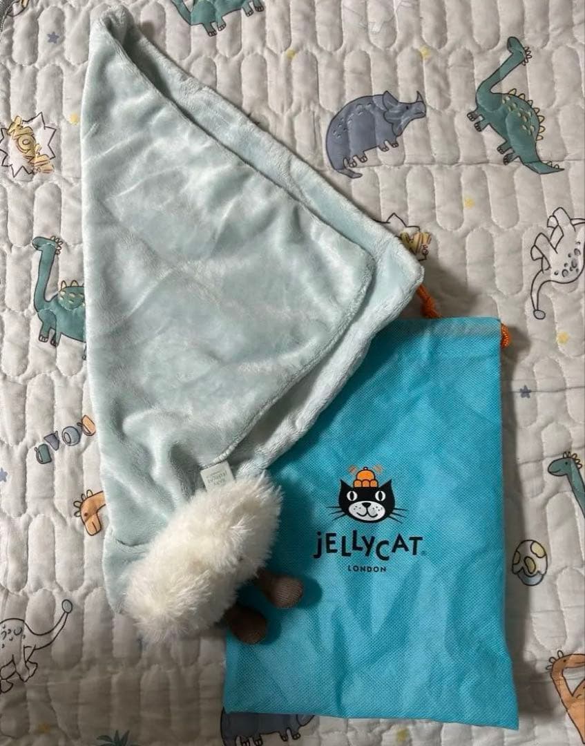 【美品】ジェリーキャット　ドラゴン　ぬいぐるみ　ブランケット付き　雲