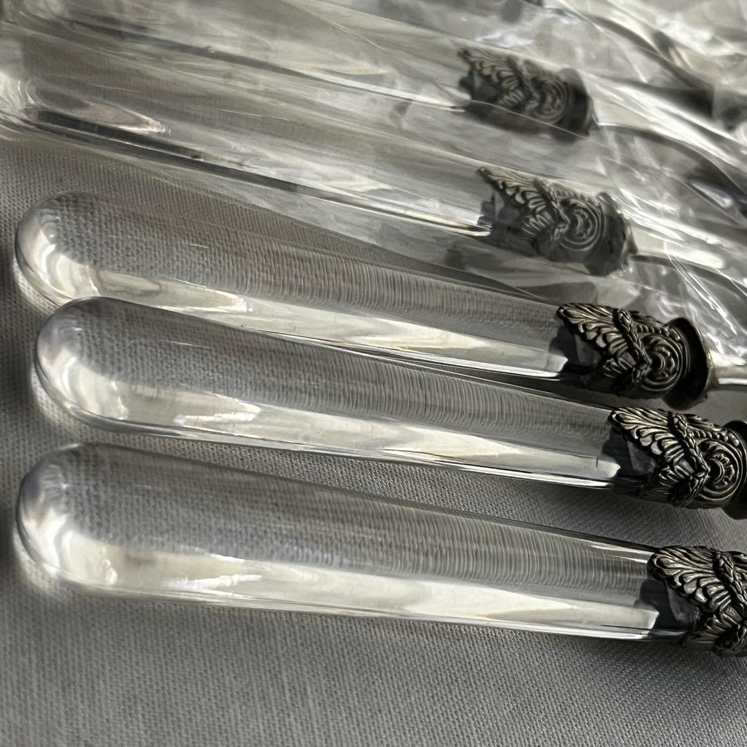 エメ ナポレオン 18-10 カトラリー クリア フォーク スプーン ケーキ