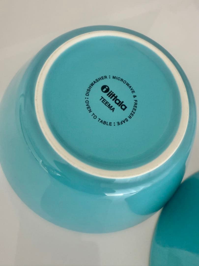 イッタラ　ティーマ　ターコイズ　ボウル15cm 2個セット