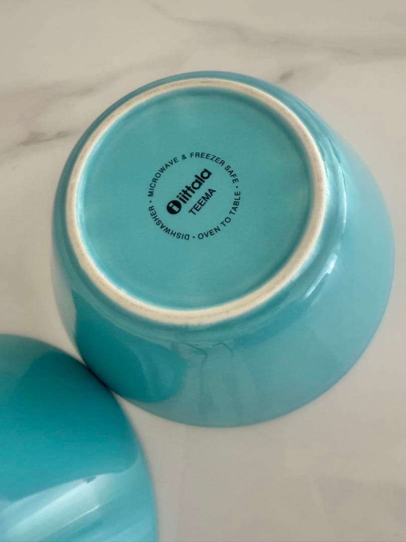 イッタラ　ティーマ　ターコイズ　ボウル15cm 2個セット