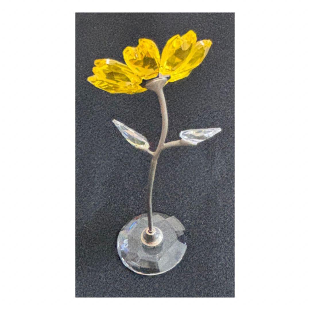 スワロフスキー　サンフラワー　ひまわり　クリスタル