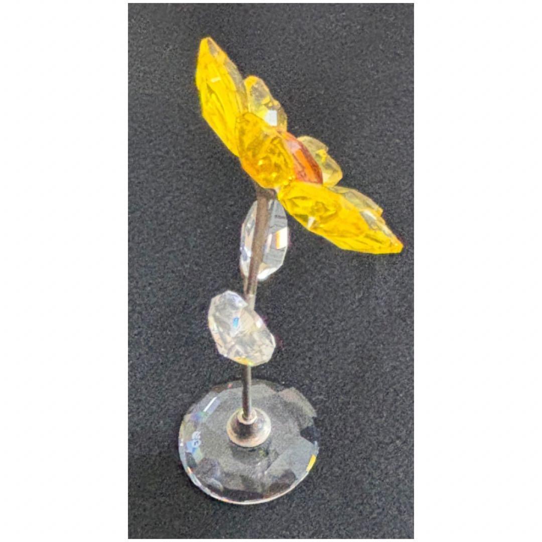 スワロフスキー　サンフラワー　ひまわり　クリスタル