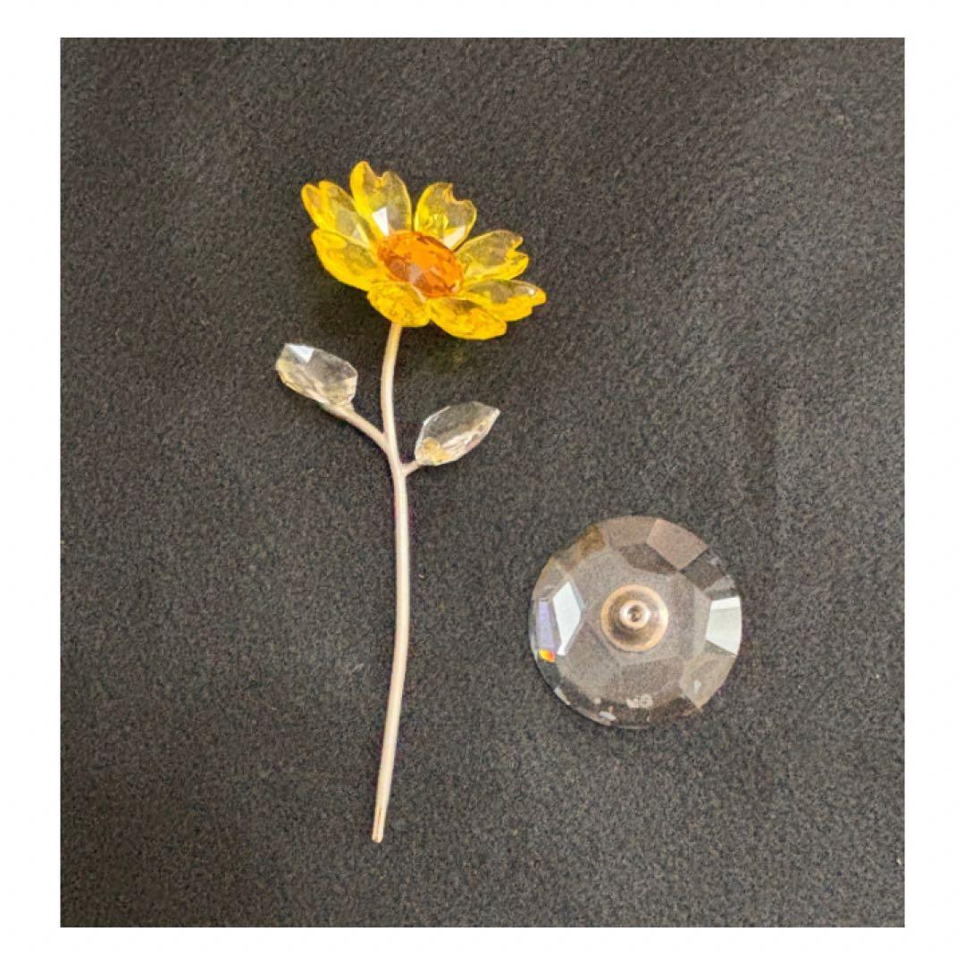 スワロフスキー　サンフラワー　ひまわり　クリスタル