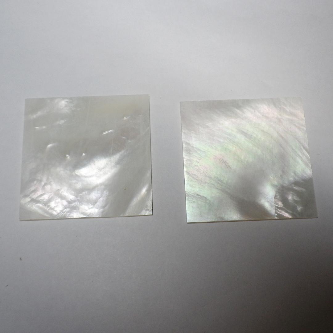 【新品】白蝶貝／パール貝 板材 (A)