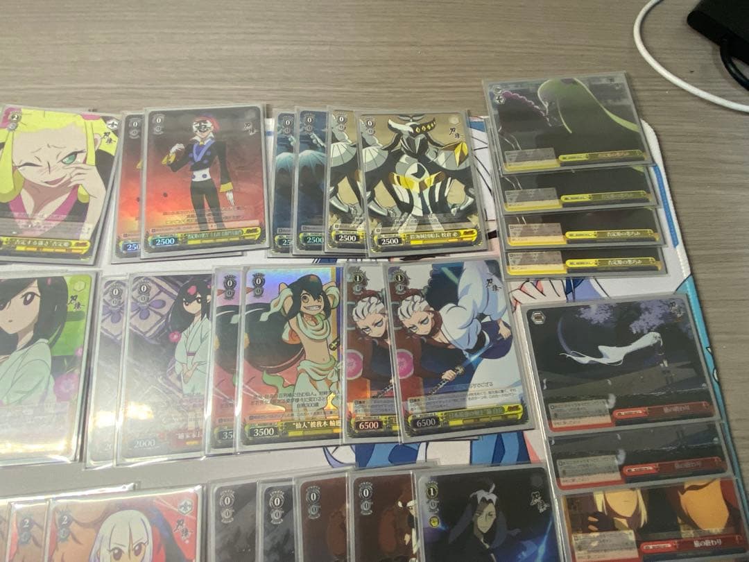 ヴァイスシュヴァルツ 刀語 デッキ＆パーツ スリーブ付き