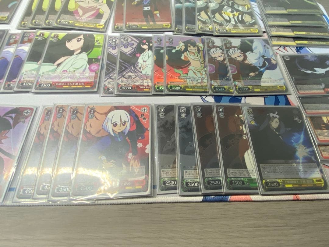 ヴァイスシュヴァルツ 刀語 デッキ＆パーツ スリーブ付き