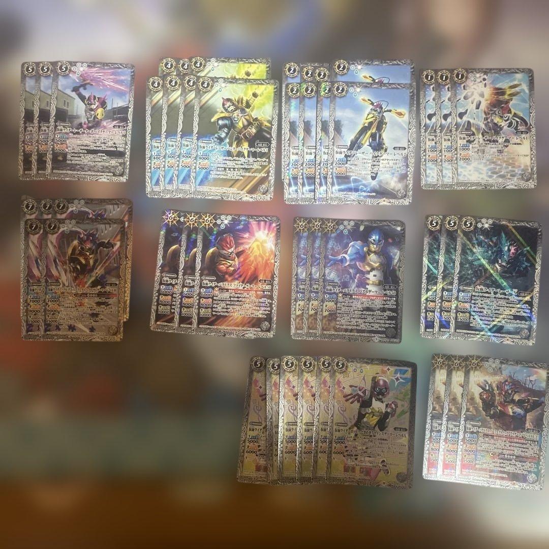 ナ*ナ様 バトルスピリッツ　仮面ライダーエグゼイド　デッキパーツ約190枚