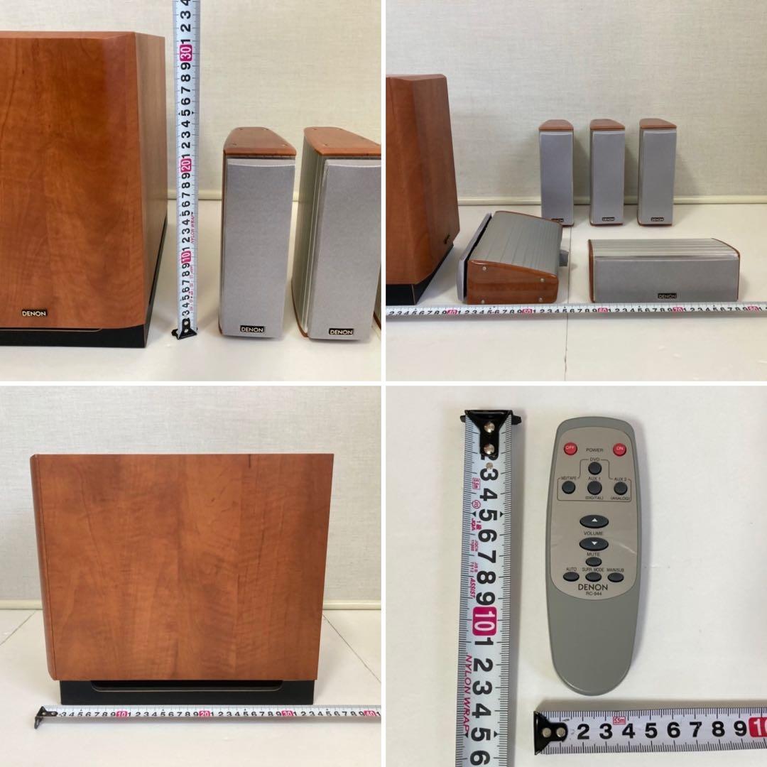 DENON ウーファースピーカー リモコン オーディオ 音楽 ホームシアター