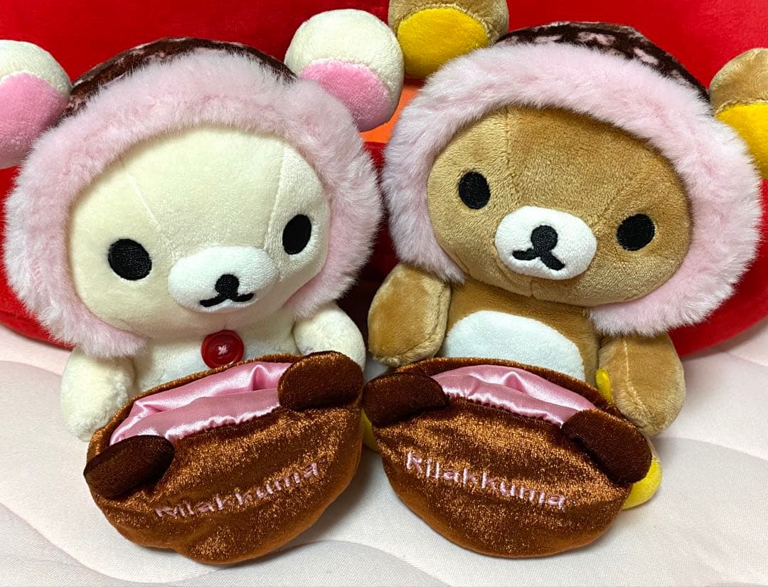 リラックマ ぬいぐるみ　小物入れ　セット