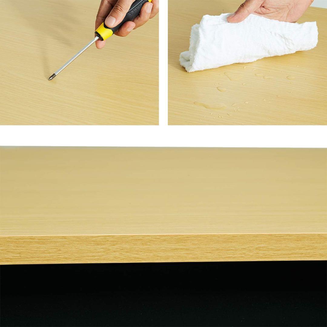 シンプルなパソコンデスク 木製天板80センチ