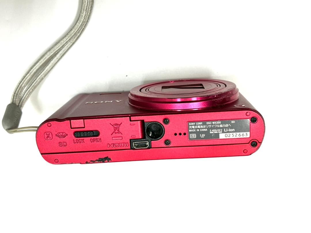 25M10-121 ソニー Cyber-shot DSC-WX300 デジカメ