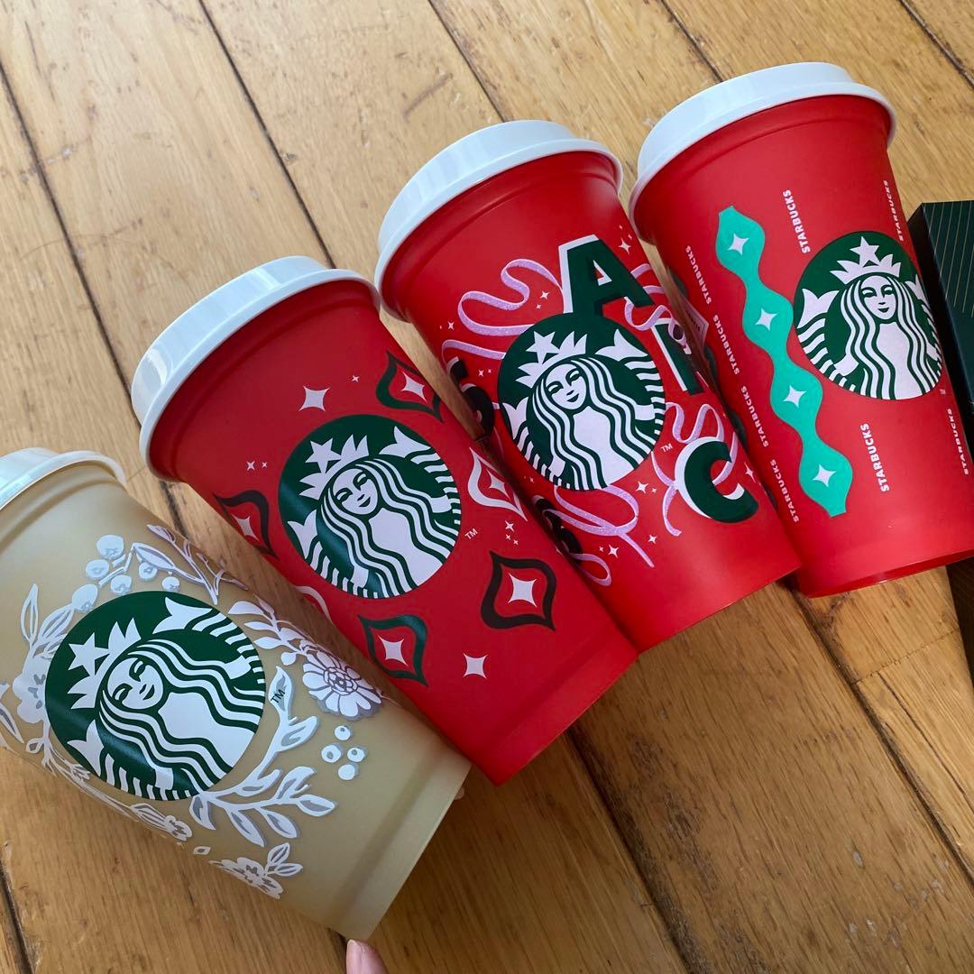 新品　スターバックス　オリジナルグッズ　リユーザブルカップ　クリスマス