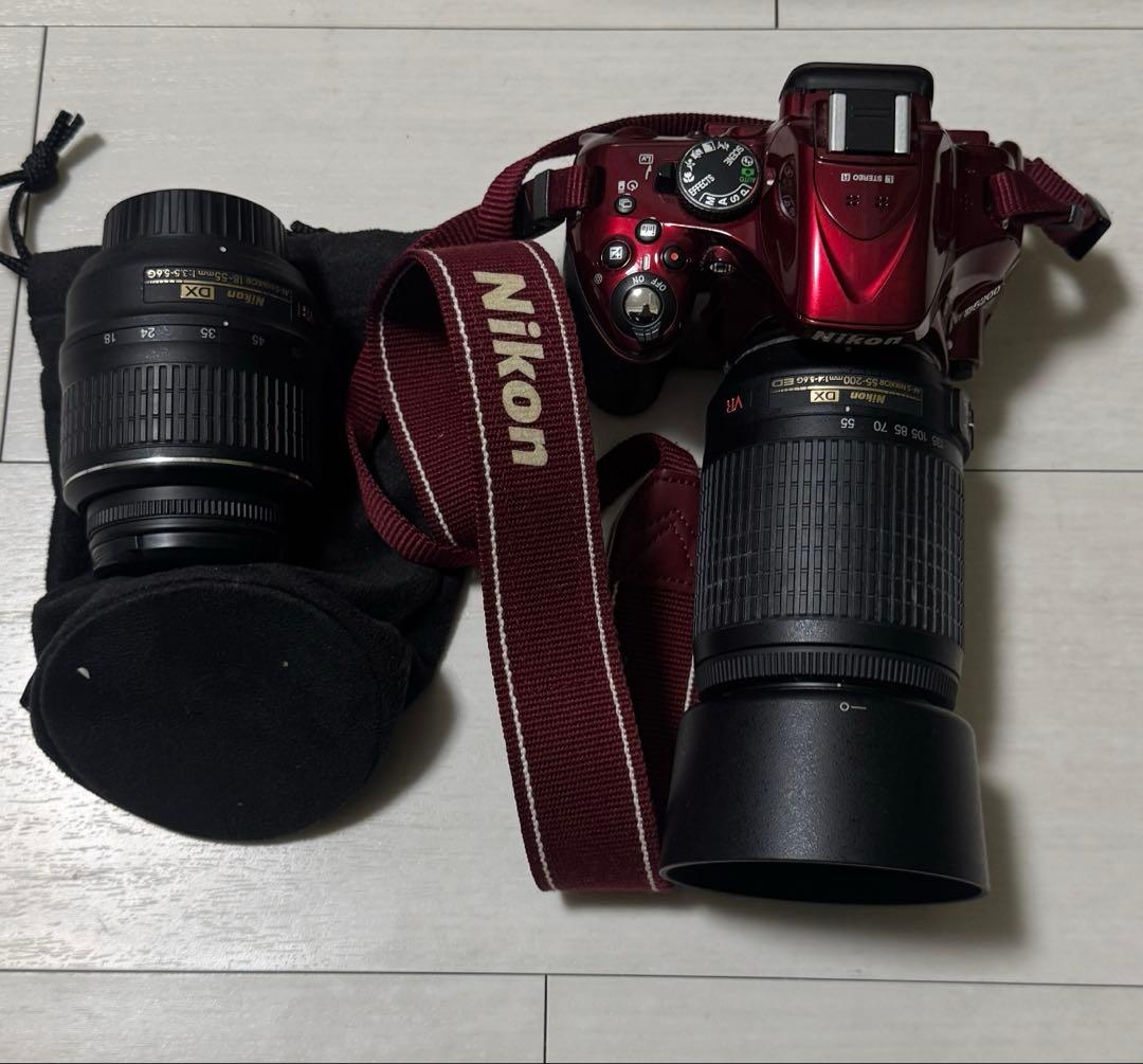 Nikon D5200 18-55 VR レンズキット デジタル一眼レフカメラ