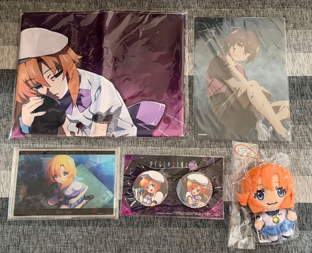 ひぐらしのなく頃に 竜宮レナ まとめ売り ストラップ マルチクロス ぬいぐるみ等