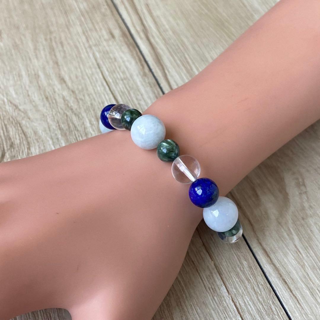 不安を取り除き運をアップさせる/翡翠・他/パワーストーンブレスレット