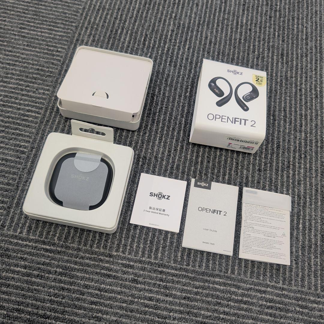 SHOKZ OPENFIT 2 ワイヤレスイヤホン