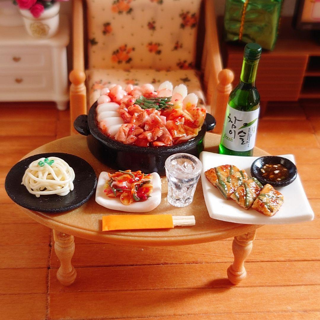 韓国キムチ鍋セット　シルバニア　リカちゃん　ドールハウス　ミニチュアフード