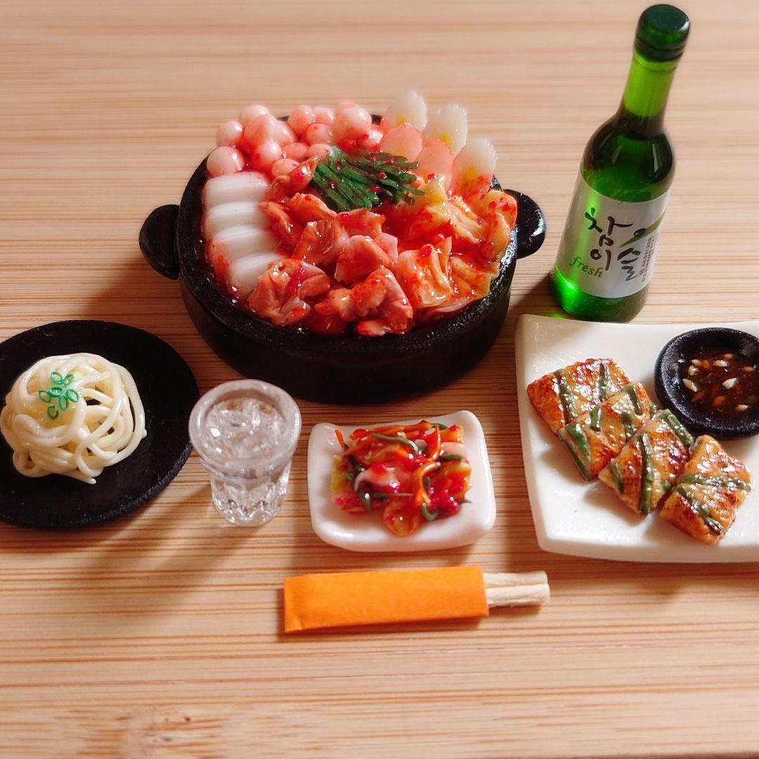 韓国キムチ鍋セット　シルバニア　リカちゃん　ドールハウス　ミニチュアフード