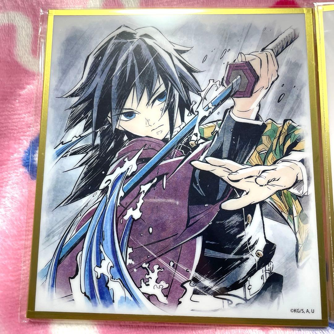 鬼滅の刃 冨岡義勇 Webshopくじ アクリル色紙 無限城編 A05 B19