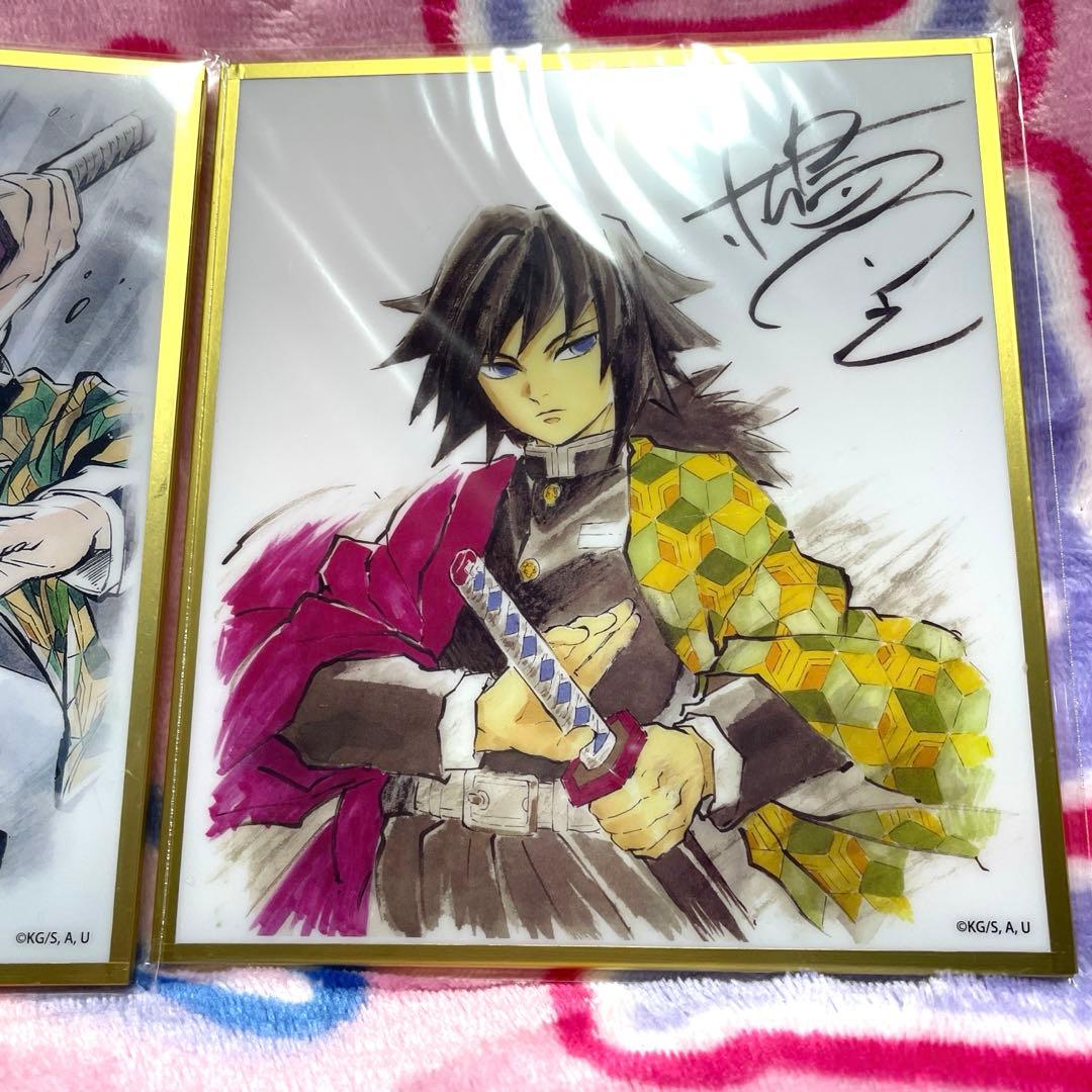 鬼滅の刃 冨岡義勇 Webshopくじ アクリル色紙 無限城編 A05 B19