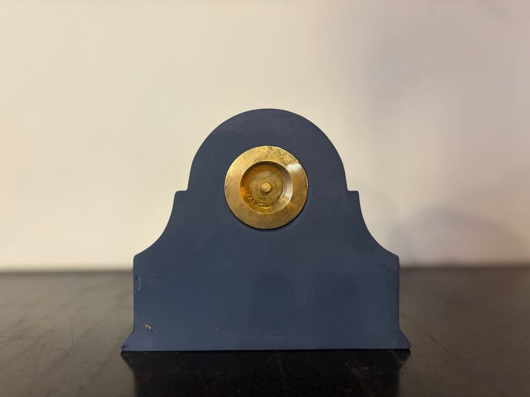 ウェッジウッド ジャスパー ペール ブルー マントル　イギリス　置き時計