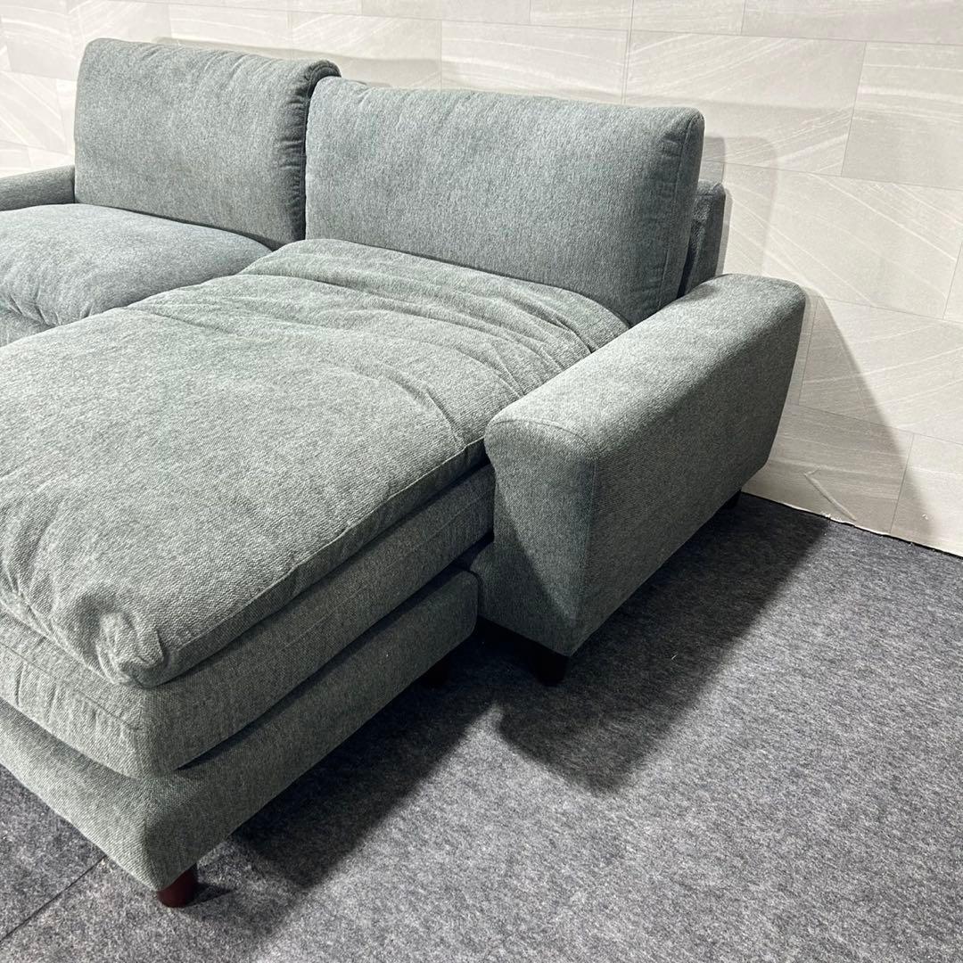 リビンズ カウチソファ 3人掛け スワン おしゃれ 家具 d5235