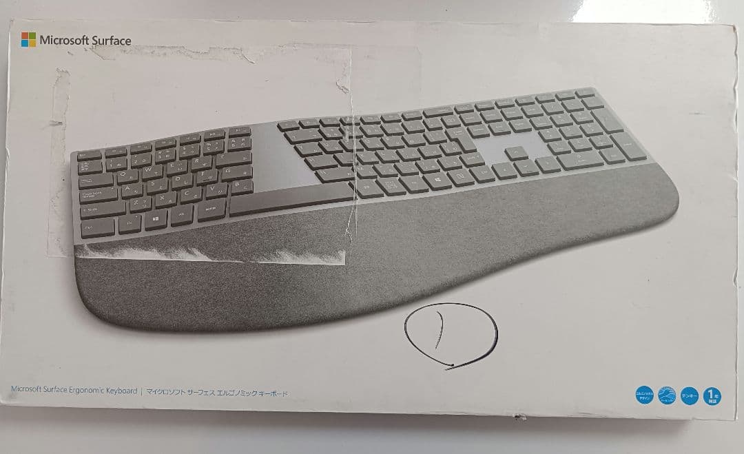microsoft surface エルゴノミックキーボード日本語配列　欠陥あり