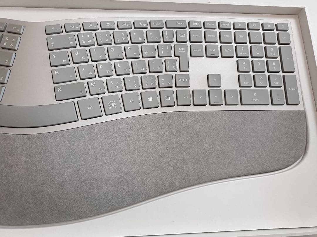 microsoft surface エルゴノミックキーボード日本語配列　欠陥あり