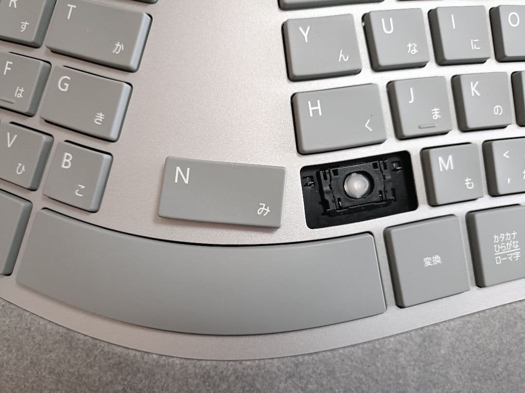 microsoft surface エルゴノミックキーボード日本語配列　欠陥あり