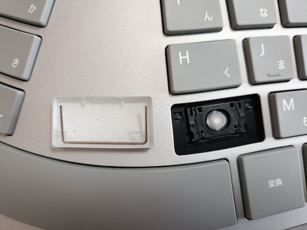 microsoft surface エルゴノミックキーボード日本語配列　欠陥あり