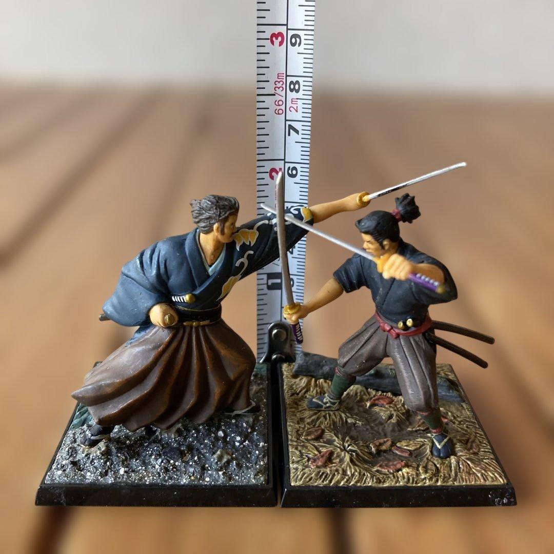 TS73 宮本武蔵 有馬喜兵衛 歴史浪漫 第二弾 フルタ フィギュア 2点