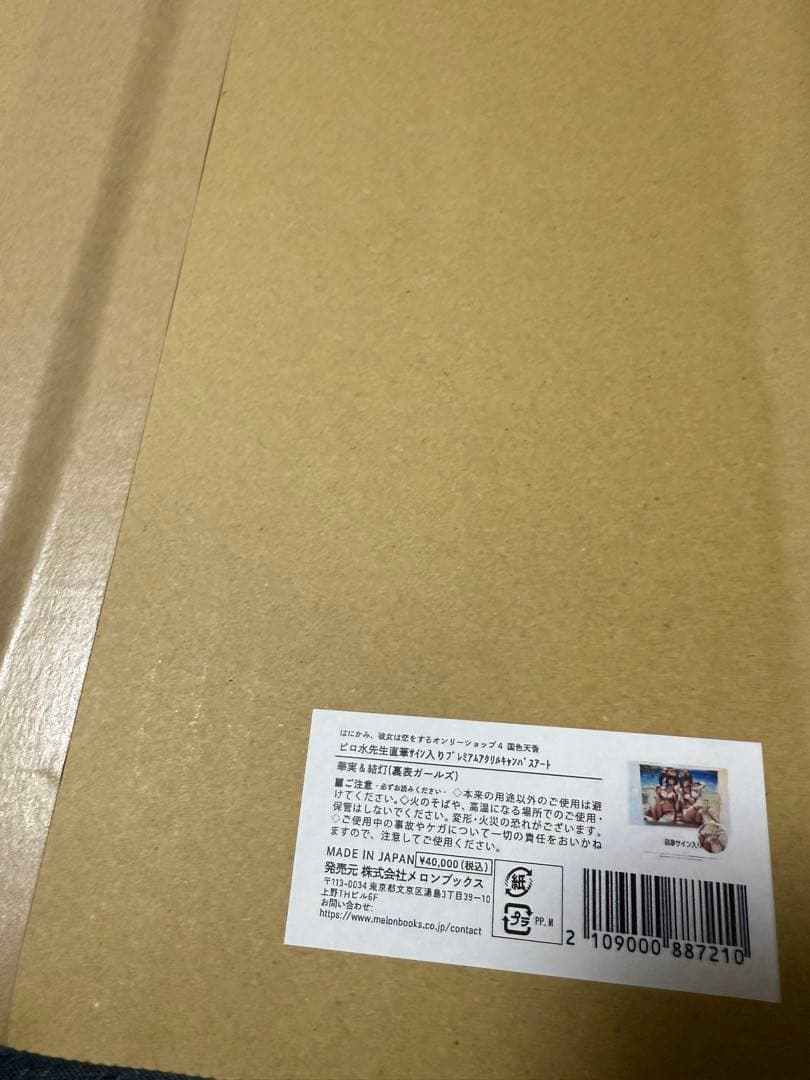 ピロ水先生直筆サイン入りプレミアムアクリルキャンバスアート 華実&結灯