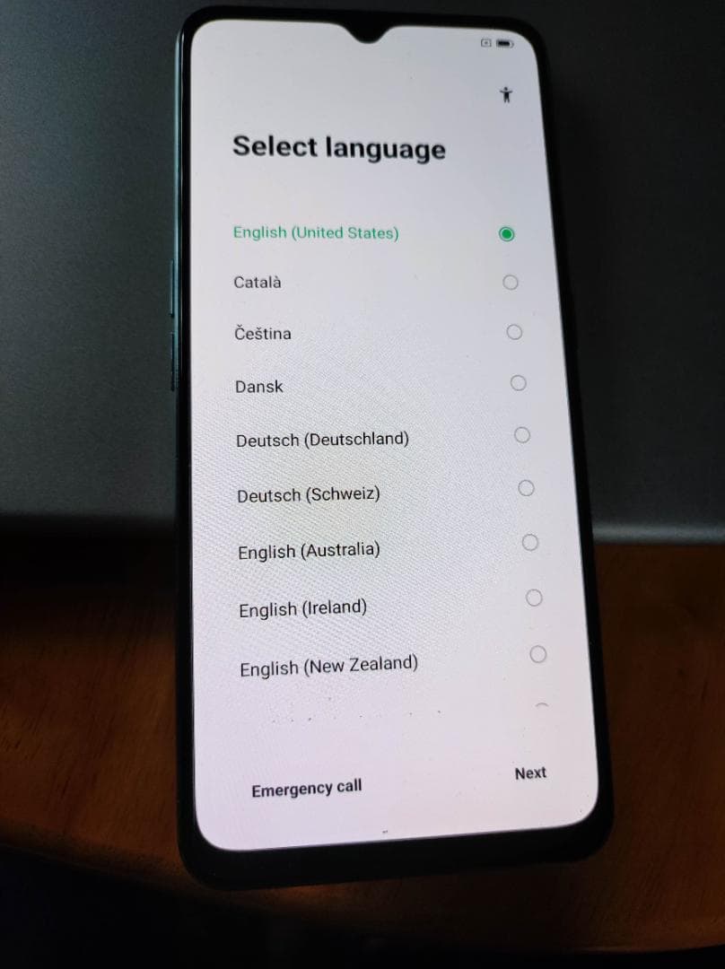 OPPO Reno3 A ホワイト（グラデーションブルー） 本体のみ