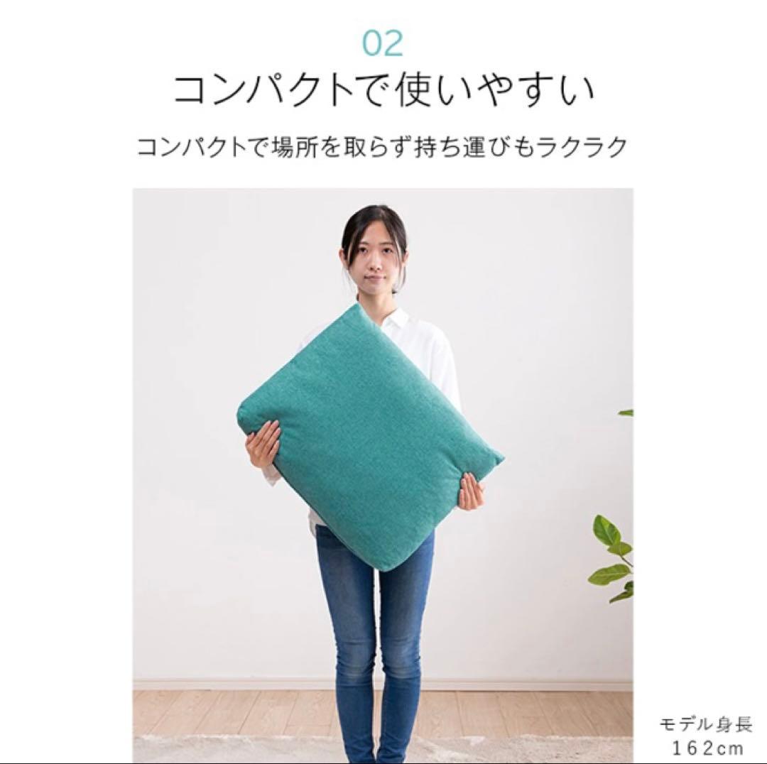 【美品】どこでもクッション 2個セット ロジャー グレー 背もたれ 座椅子