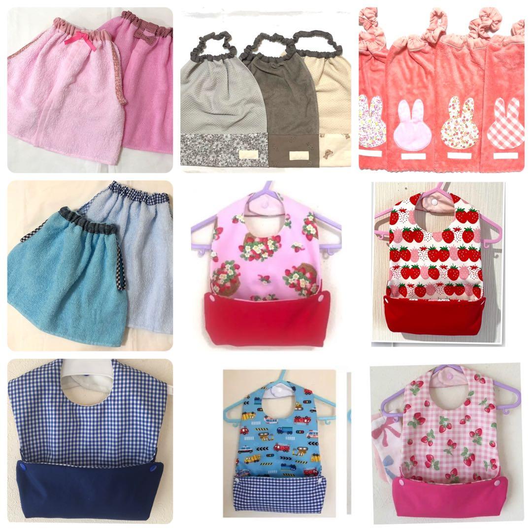 スタイ・お食事エプロン　オーダー承ります　生地一覧