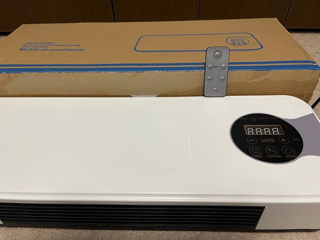 モバイルエアコン ホワイト デジタル表示