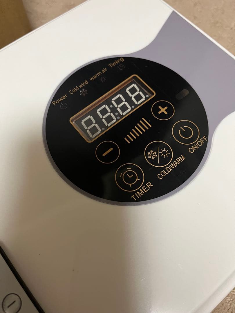 モバイルエアコン ホワイト デジタル表示