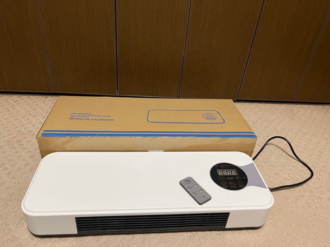 モバイルエアコン ホワイト デジタル表示