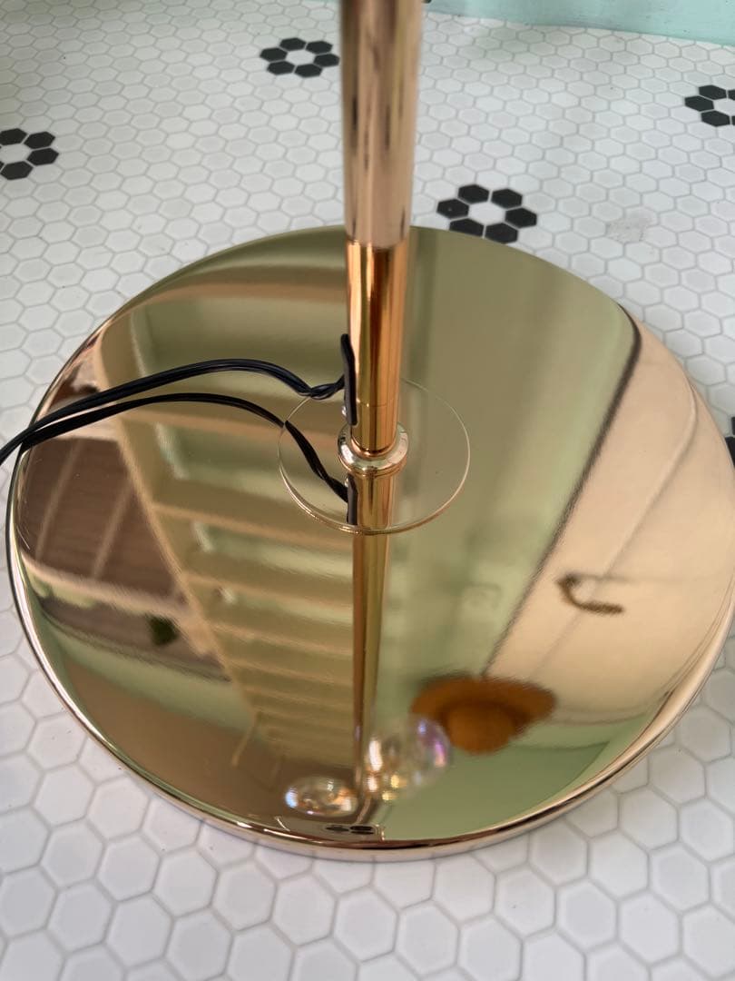 フランフラン　フロアスタンドゴールド ライト照明アッシュフォード美品