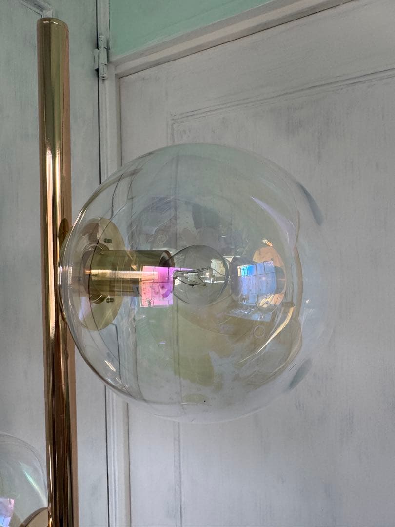 フランフラン　フロアスタンドゴールド ライト照明アッシュフォード美品