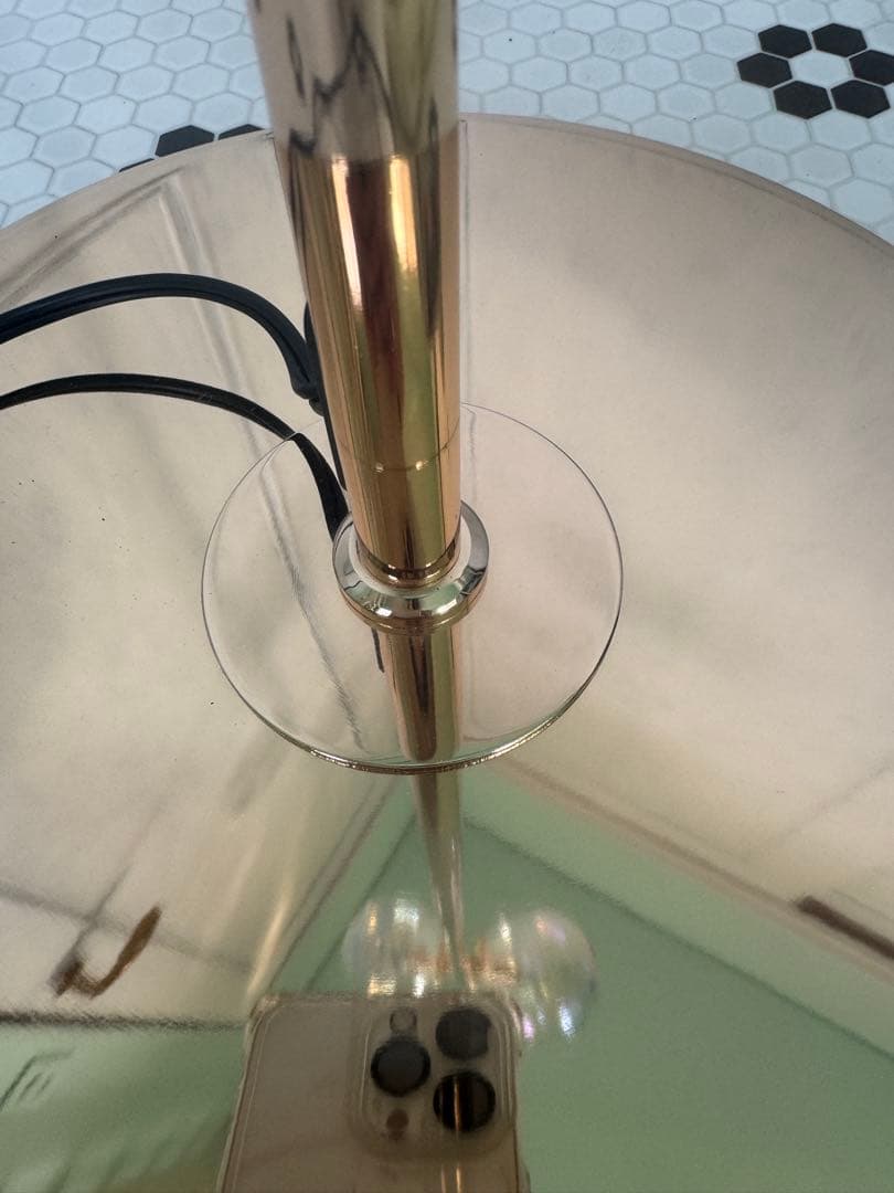 フランフラン　フロアスタンドゴールド ライト照明アッシュフォード美品