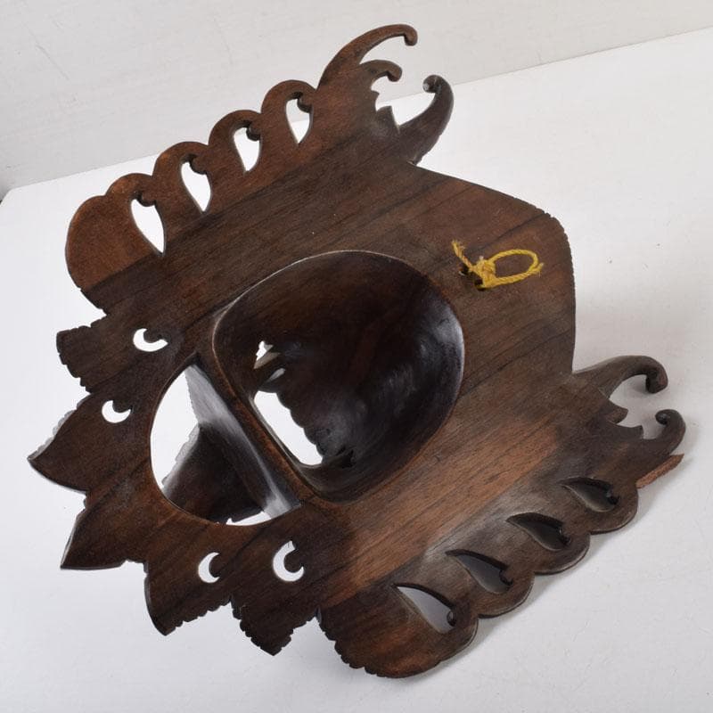 バリ島　インドネシア　木彫　ガルーダ　面　壁飾　置物　2点まとめて　N9064A