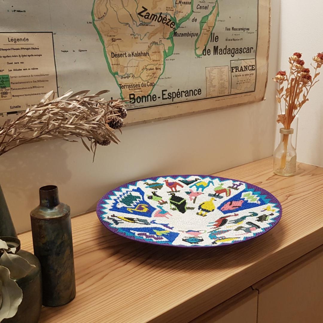 ズールー現代マスターワイヤーアート - 独占的に作成