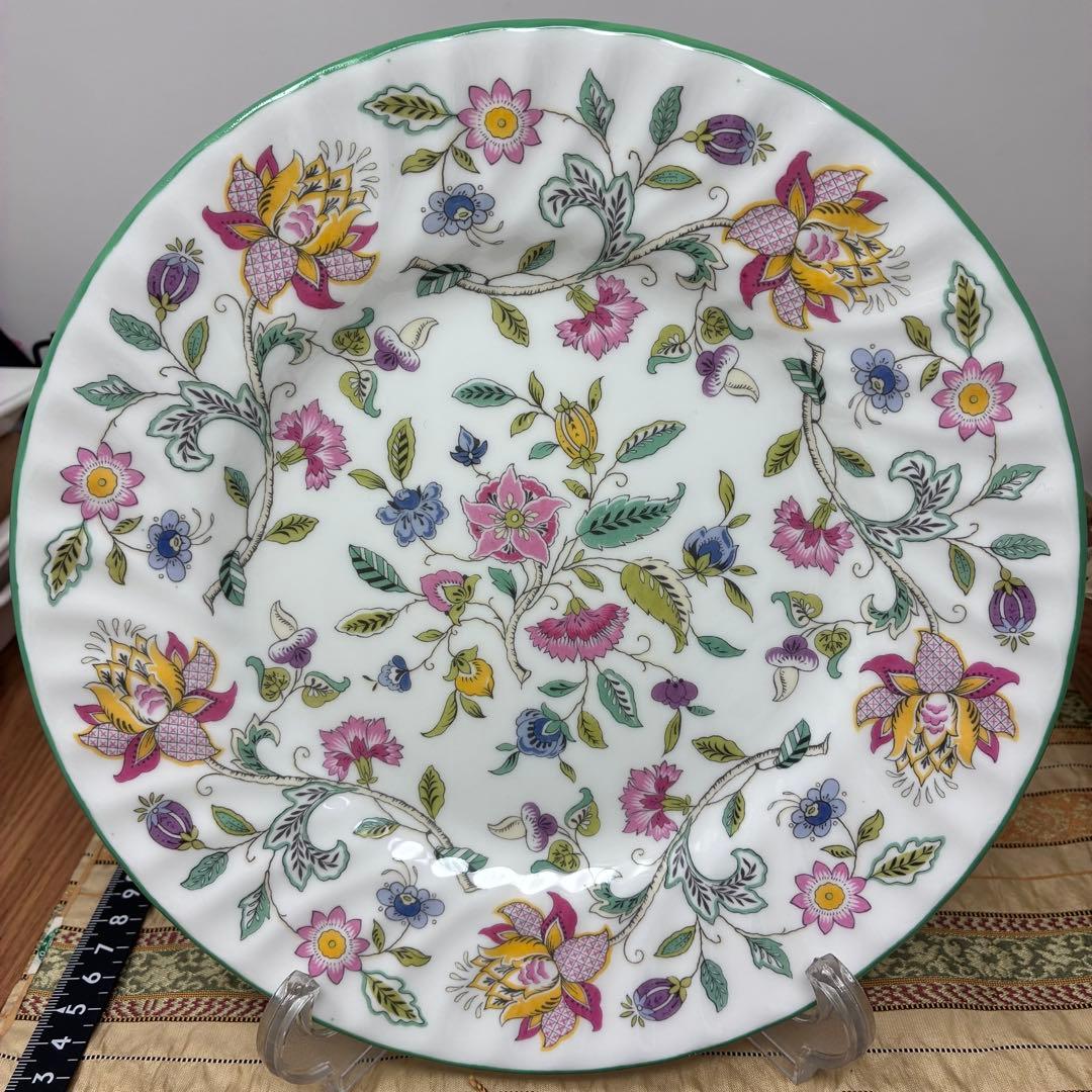 ミントン ハドンホール グリーン プレート 23㎝ 5枚セット