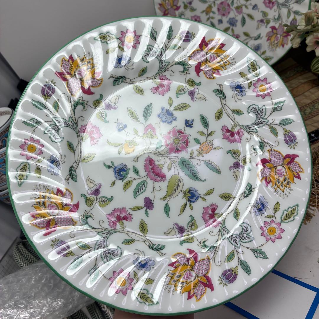 ミントン ハドンホール グリーン プレート 23㎝ 5枚セット